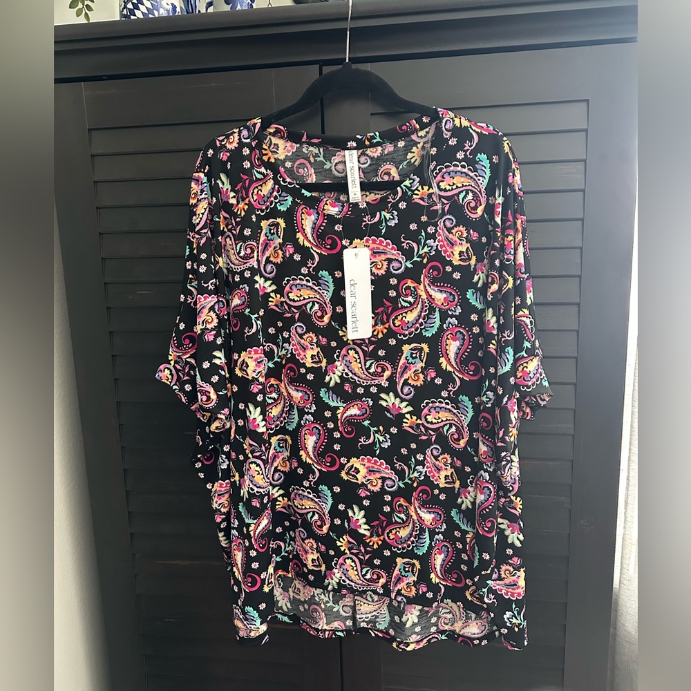 Paisley Print Women's Top
